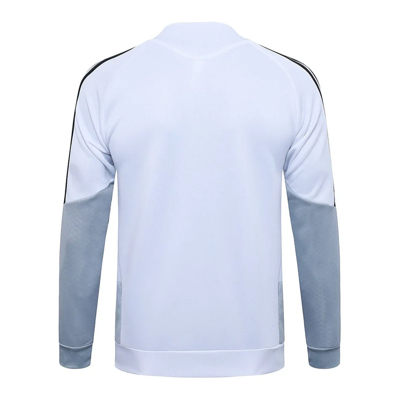 Real Madrid Trainingsanzug 26/27 Jacke Weiß und Hose Schwarz