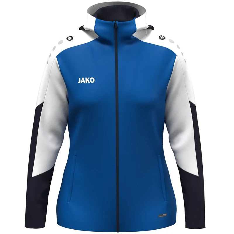 JAKO Kapuzenjacke Dynamic Damen - royal/weiß/marine
