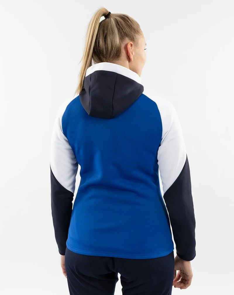 JAKO Kapuzenjacke Dynamic Damen - royal/weiß/marine