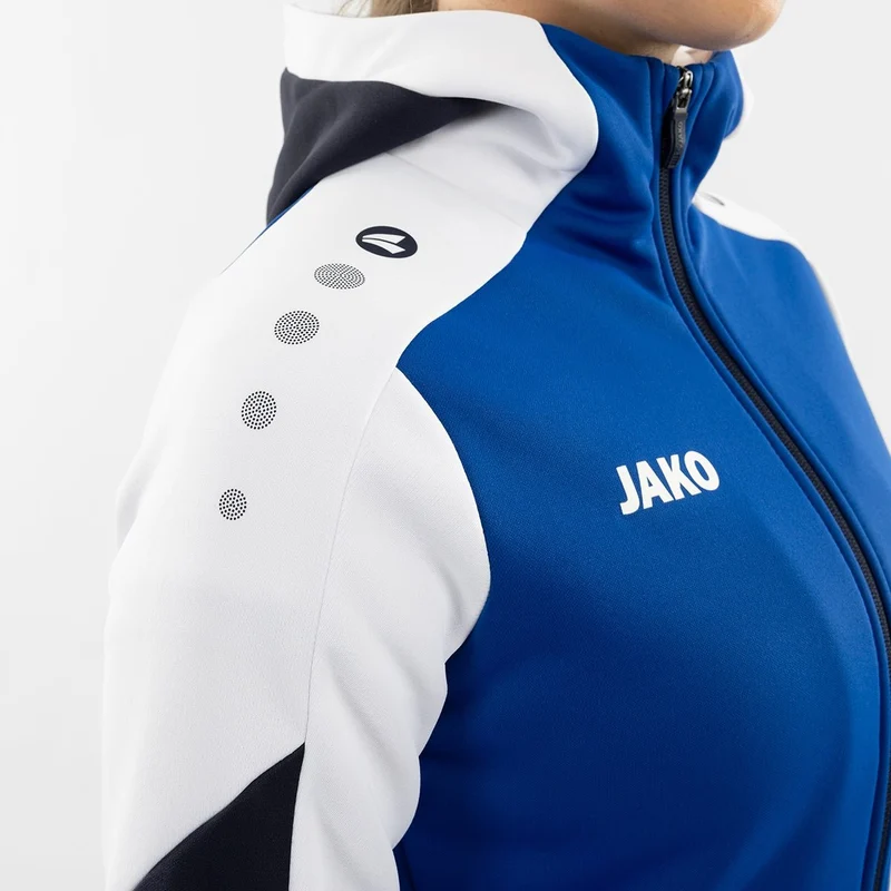 JAKO Kapuzenjacke Dynamic Damen - royal/weiß/marine
