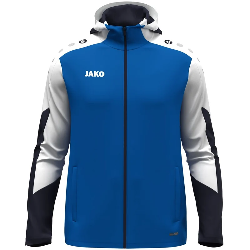 JAKO Kapuzenjacke Dynamic - royal/weiß/marine