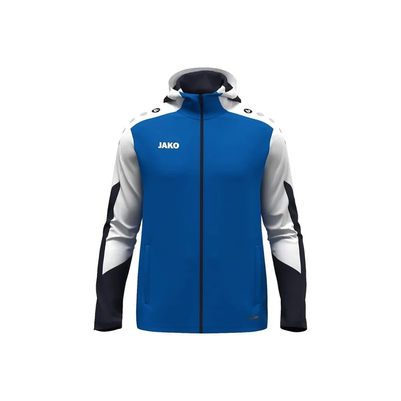 JAKO Kapuzenjacke Dynamic - royal/weiß/marine