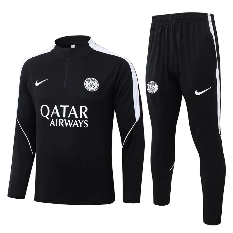 PSG Trainingsanzug 26/27 Jacke & Hose Schwarz
