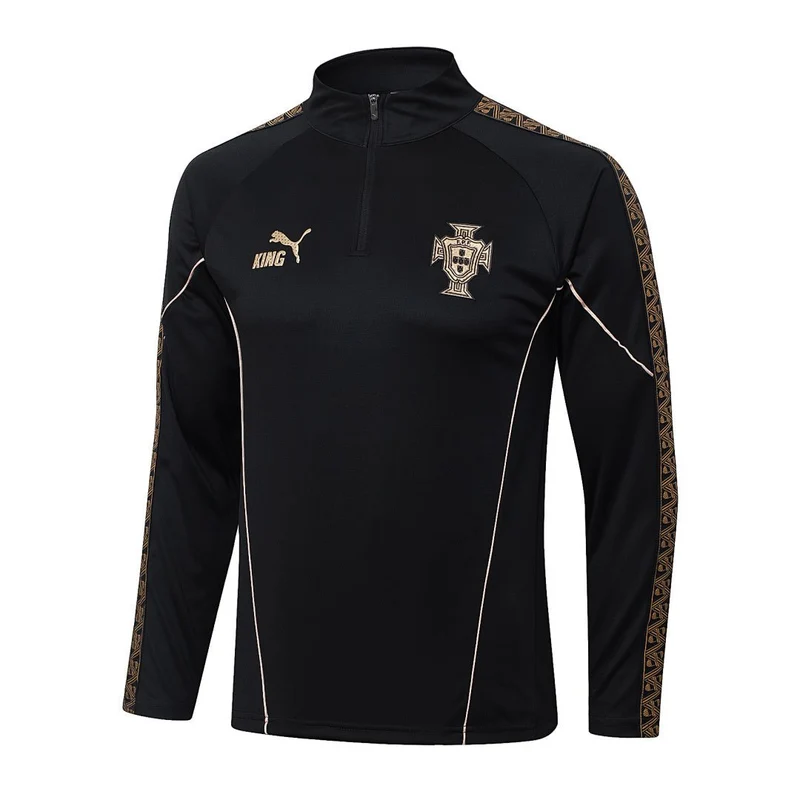 Portugal Trainingsanzug 26/27 Jacke und Hose Schwarz