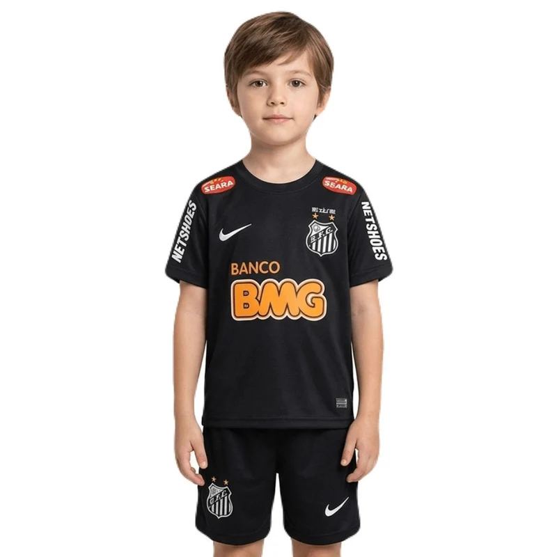 Santos Kinder-Set Auswärtstrikot 2012/13 Trikot und Shorts (Retro)