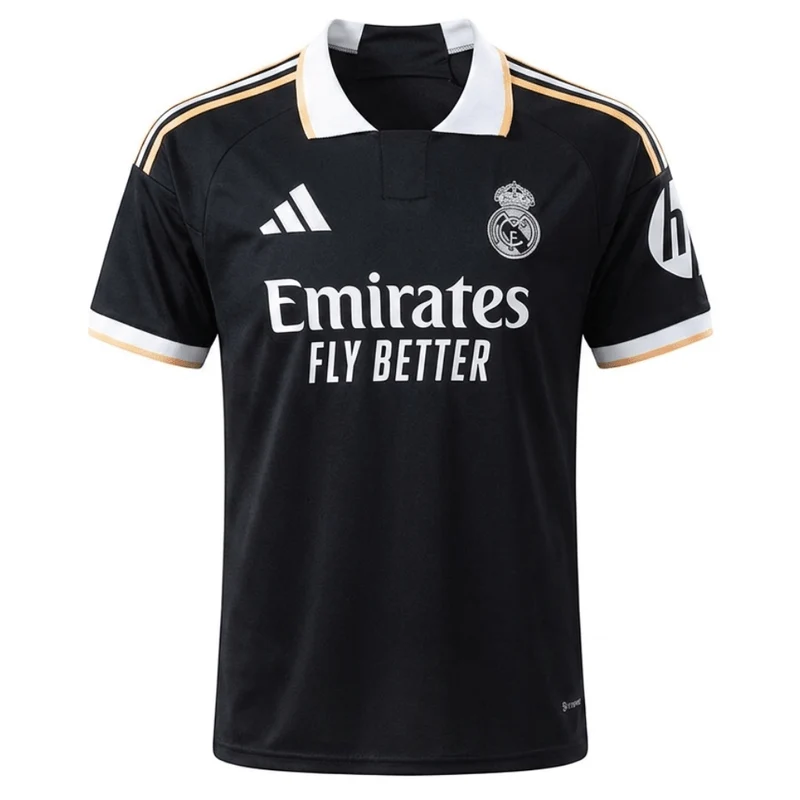 Real Madrid Polohemd 26/27 Fan-Version Herren Schwarz