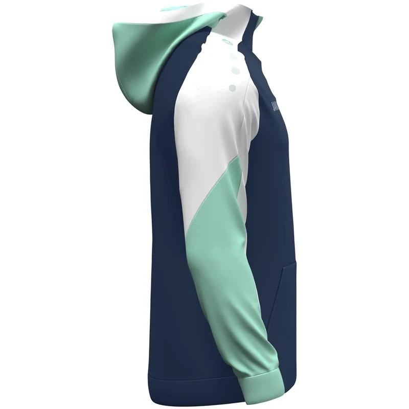 JAKO Zip Hoodie Dynamic - marine/weiß/minze
