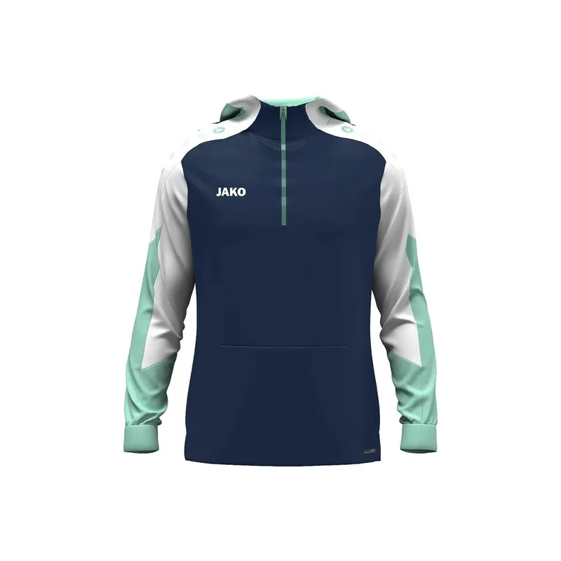 JAKO Zip Hoodie Dynamic - marine/weiß/minze