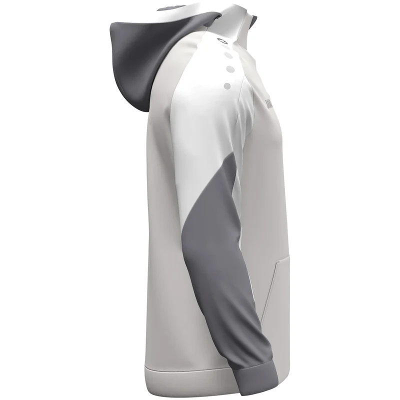 JAKO Zip Hoodie Dynamic - hellgrau/weiß/grau