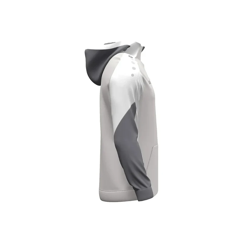 JAKO Zip Hoodie Dynamic - hellgrau/weiß/grau