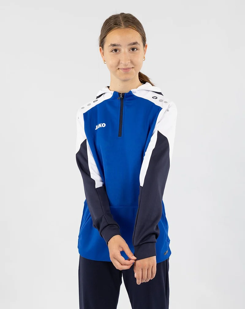 JAKO Zip Hoodie Dynamic - royal/weiß/marine