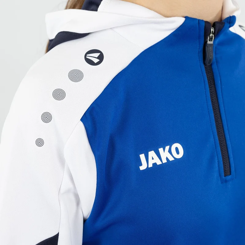 JAKO Zip Hoodie Dynamic - royal/weiß/marine