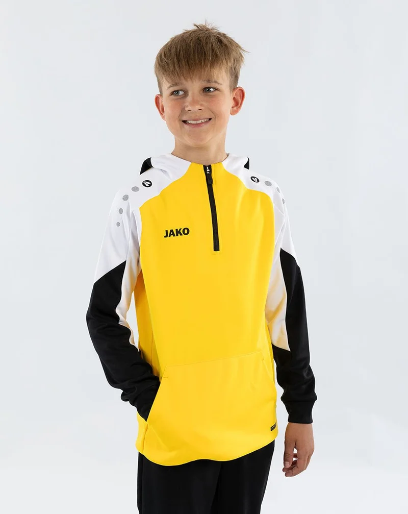 JAKO Zip Hoodie Dynamic - gelb/weiß/schwarz