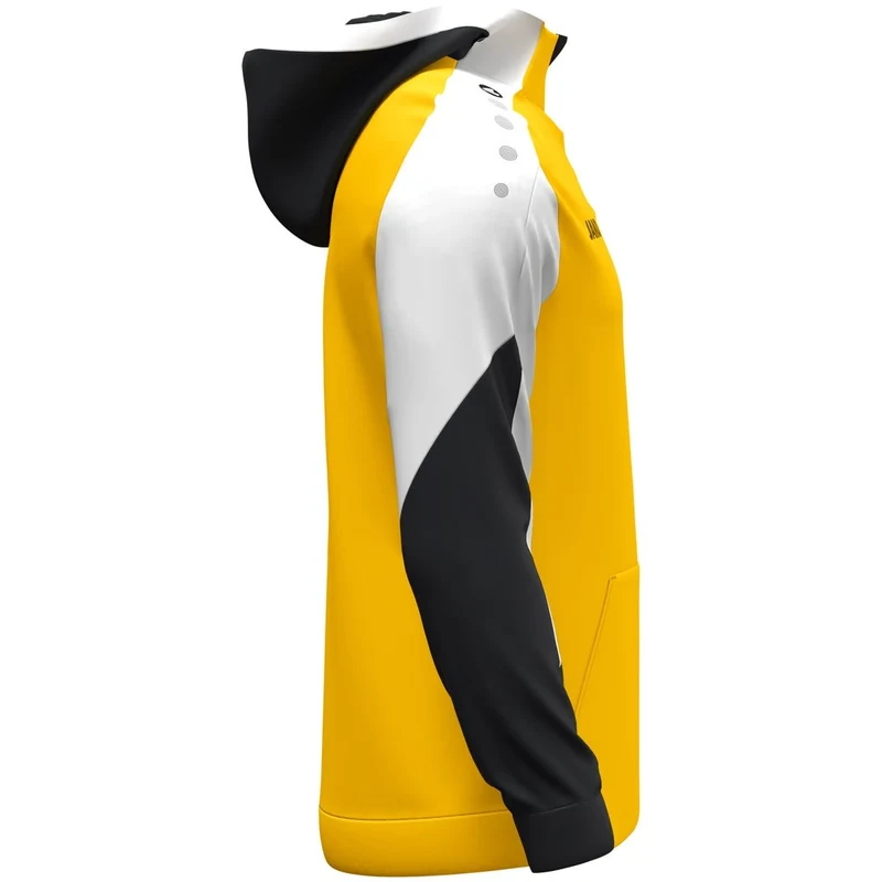 JAKO Zip Hoodie Dynamic - gelb/weiß/schwarz