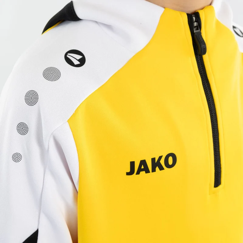 JAKO Zip Hoodie Dynamic - gelb/weiß/schwarz
