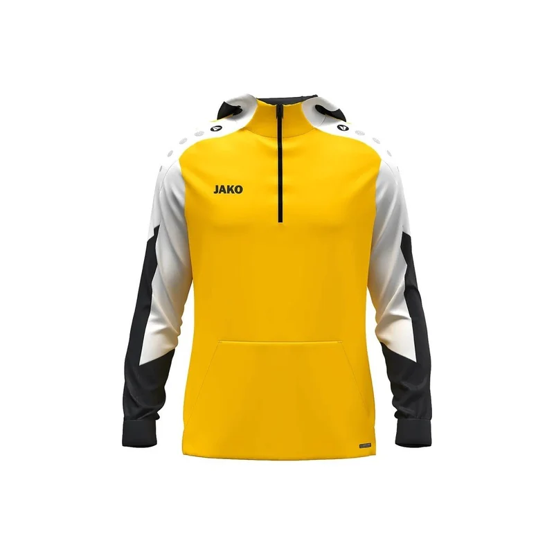 JAKO Zip Hoodie Dynamic - gelb/weiß/schwarz