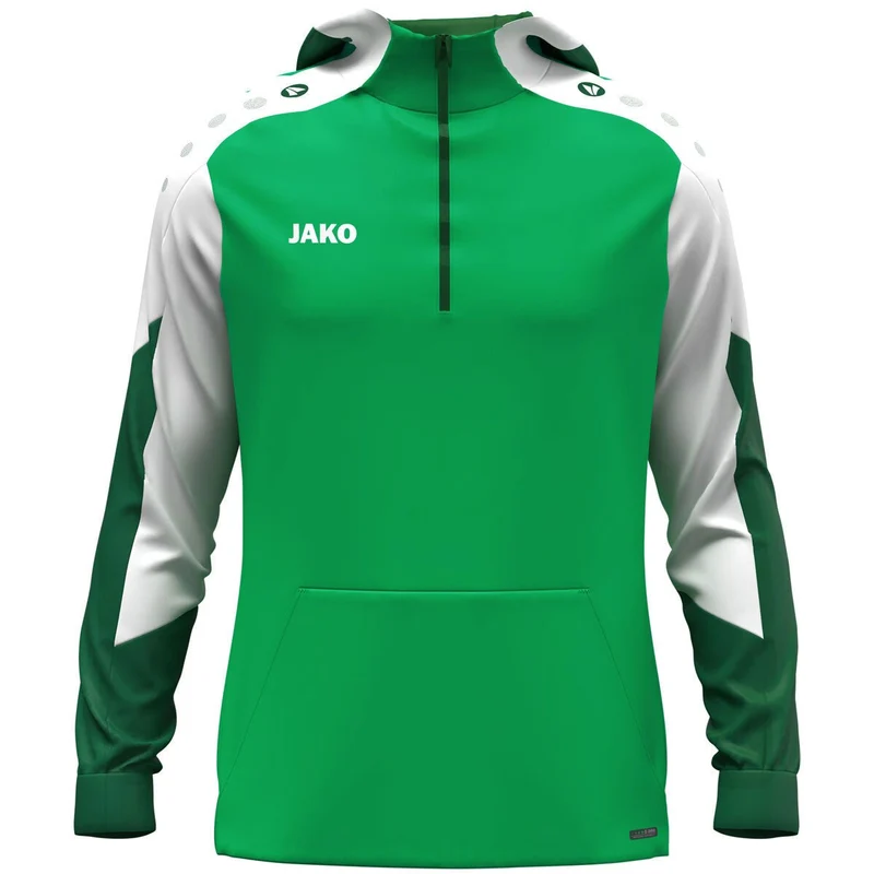 JAKO Zip Hoodie Dynamic - grün/weiß/dunkelgrün