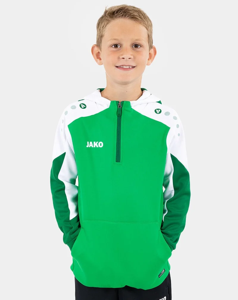 JAKO Zip Hoodie Dynamic - grün/weiß/dunkelgrün