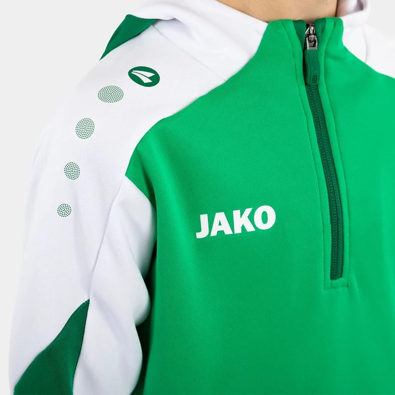 JAKO Zip Hoodie Dynamic - grün/weiß/dunkelgrün