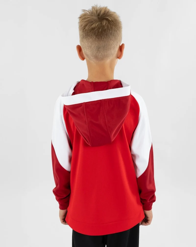 JAKO Zip Hoodie Dynamic - rot/weiß/dunkelrot