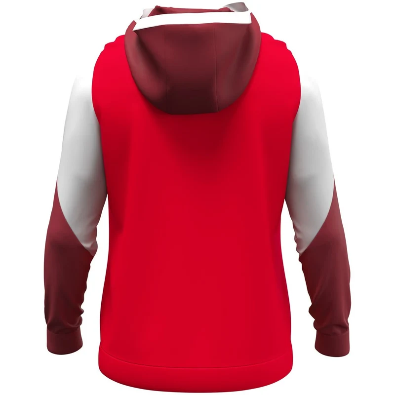 JAKO Zip Hoodie Dynamic - rot/weiß/dunkelrot