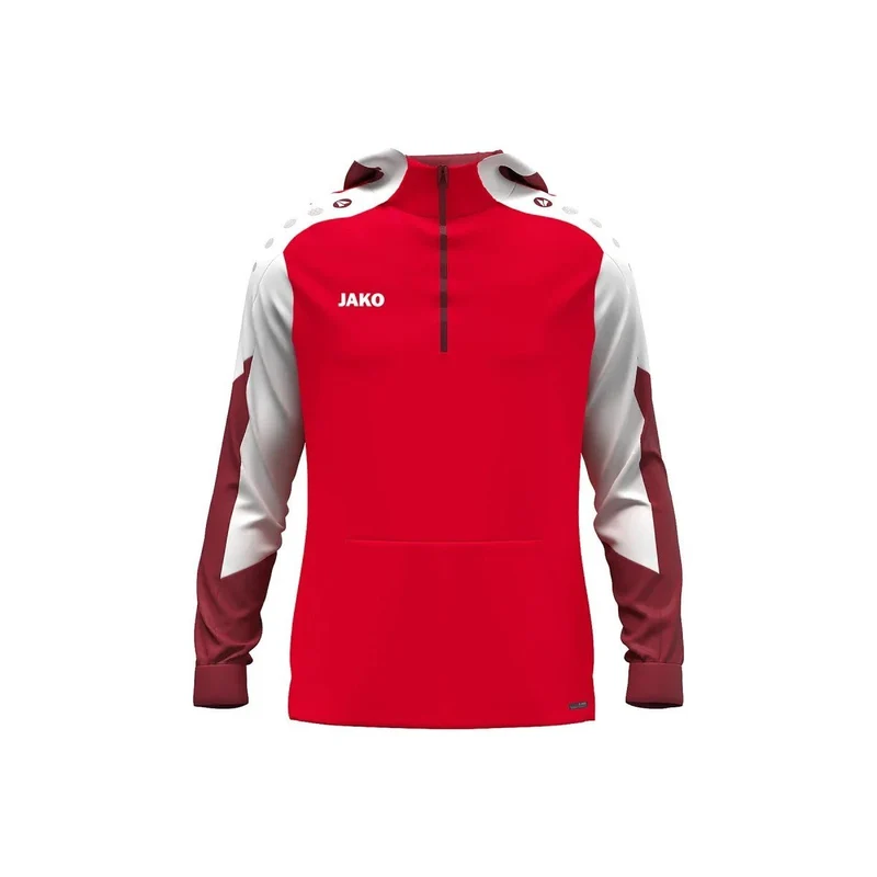 JAKO Zip Hoodie Dynamic - rot/weiß/dunkelrot