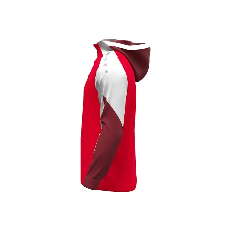 JAKO Zip Hoodie Dynamic - rot/weiß/dunkelrot