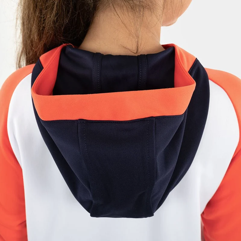 JAKO Zip Hoodie Dynamic - weiß/coral/marine