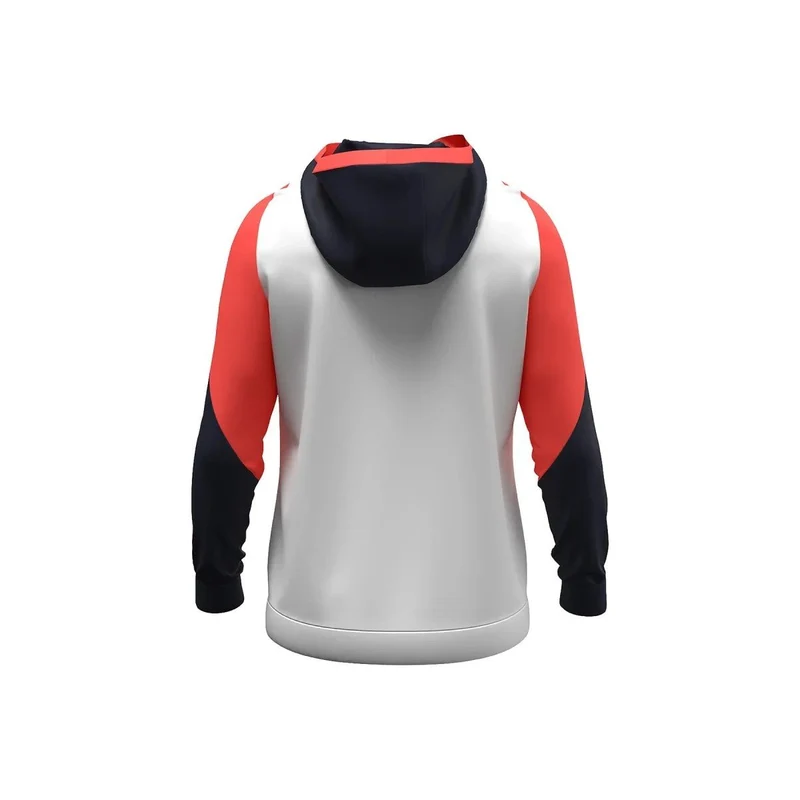 JAKO Zip Hoodie Dynamic - weiß/coral/marine