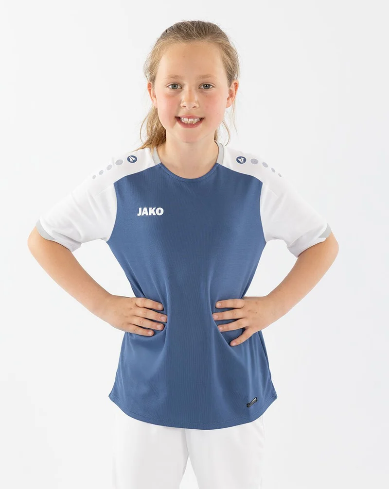JAKO Trikot Dynamic KA - nachtblau/weiß/hellgrau