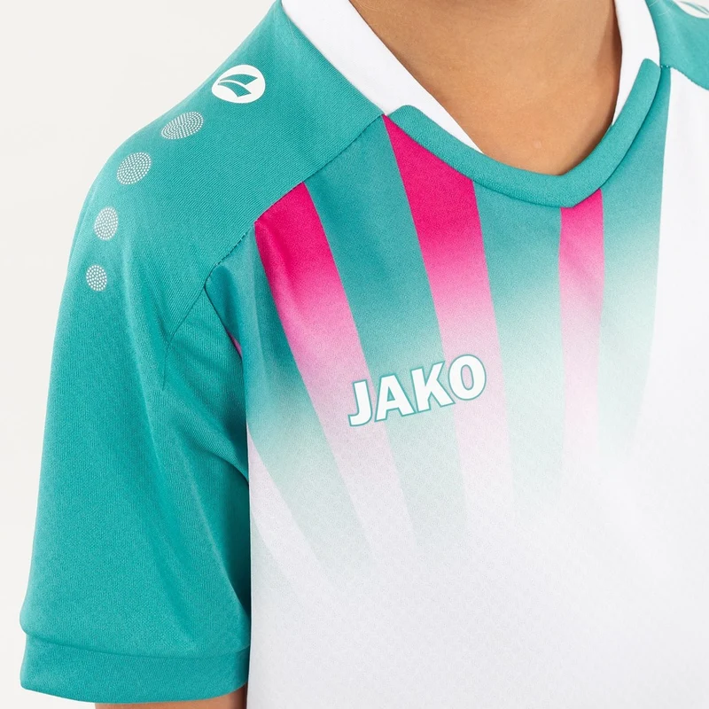 JAKO Trikot Vintage KA - weiß/türkis