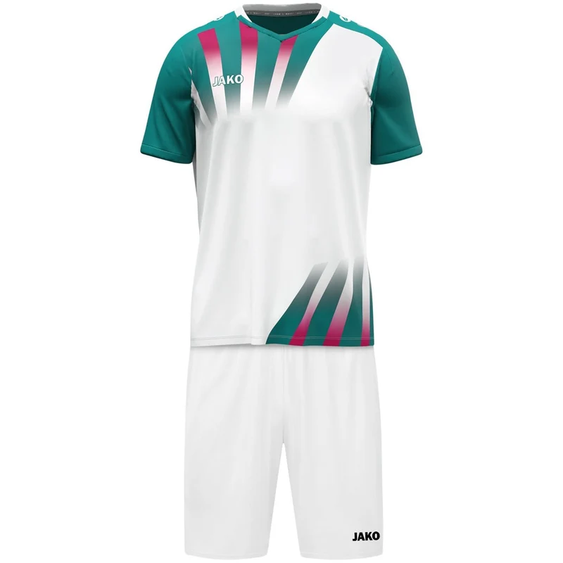 JAKO Trikot Vintage KA - weiß/türkis