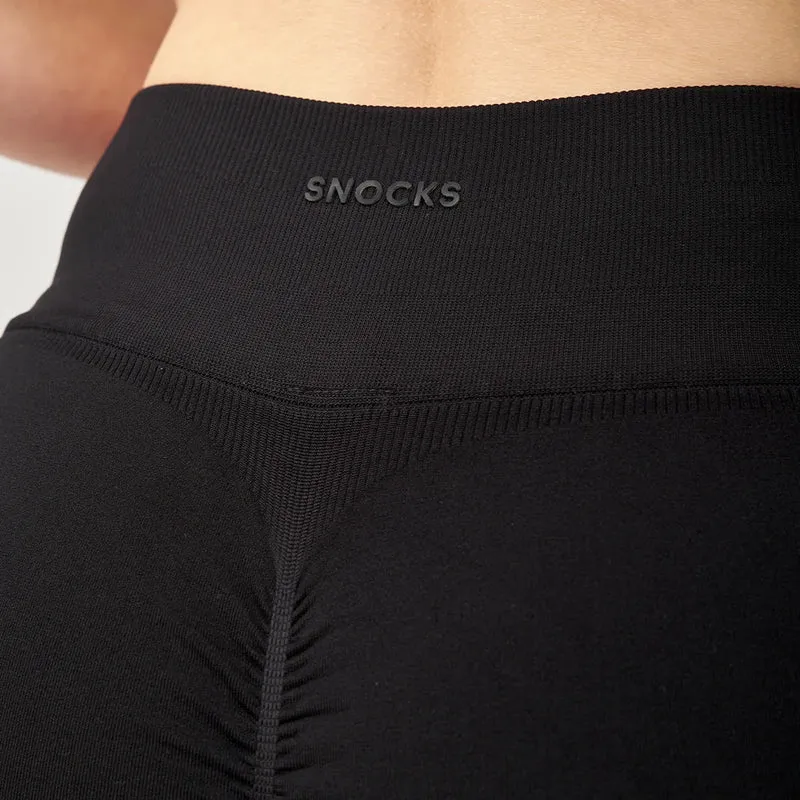 Booty Scrunch Shorts Damen | Schwarz