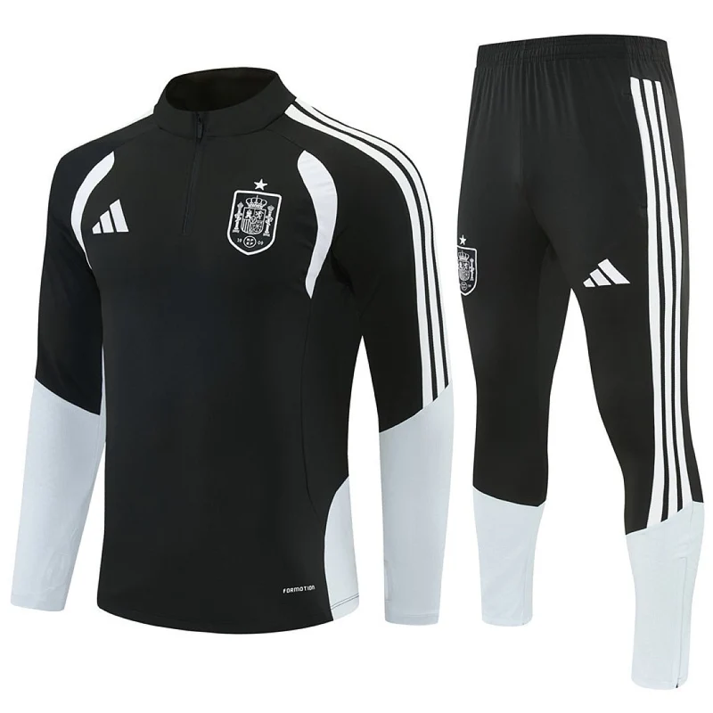 Spanien Trainingsanzug 26/27 Herren Jacke und Hose Schwarz