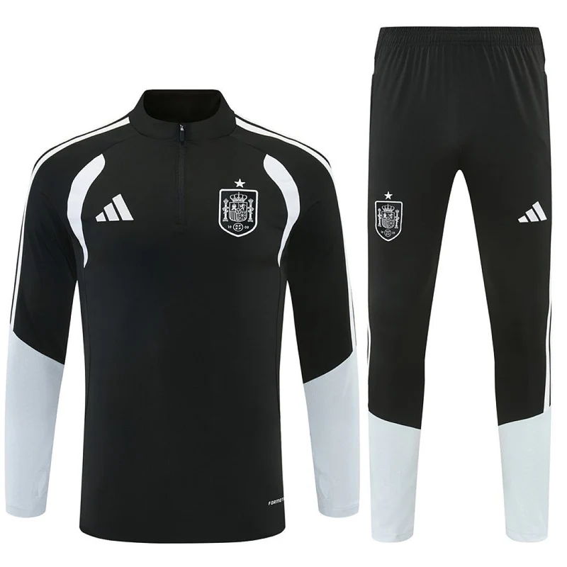 Spanien Trainingsanzug 26/27 Herren Jacke und Hose Schwarz