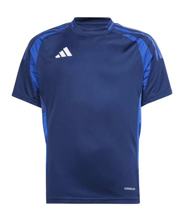 Adidas Tiro 24 Competition Spielertrikot Kinder blau dunkelblau