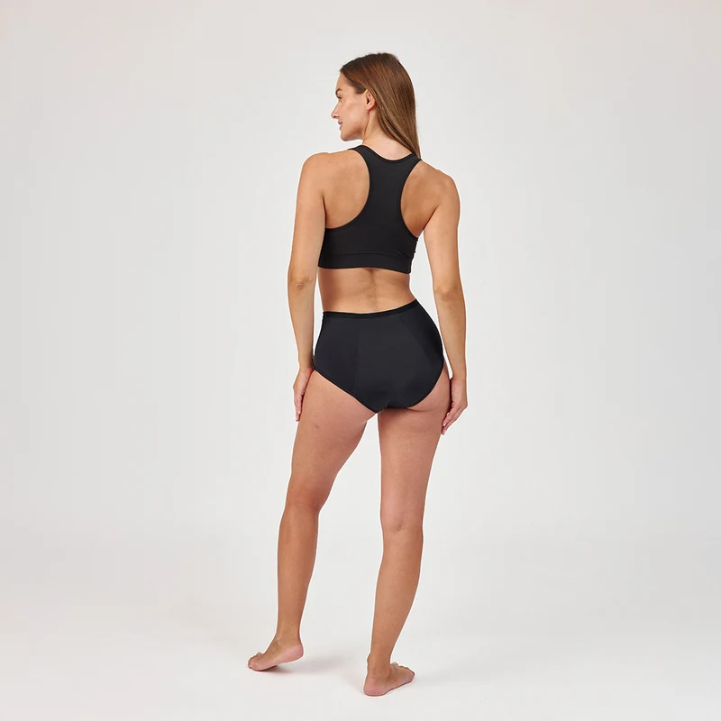SNOCKS x femtis Period Panty - JULE Highwaist | Schwarz