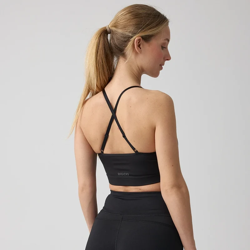 Sport-BH X Back | Schwarz