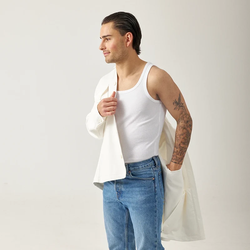 Unterhemd Tank Top Herren | Schwarz
