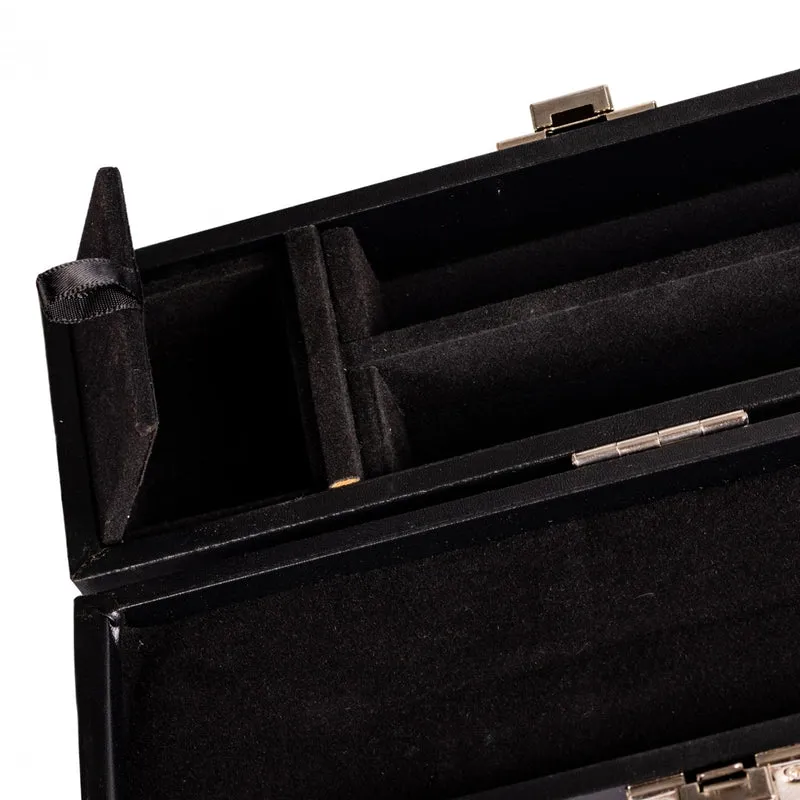 Black Attache 2 Piece Cue Case