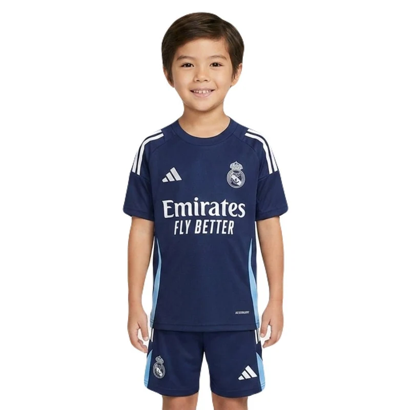 Kinder-Set Real Madrid Training 25/26 Trikot Und Shorts