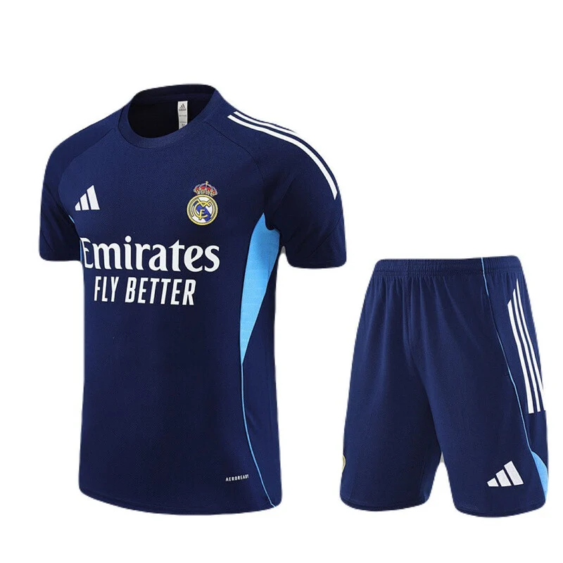 Kinder-Set Real Madrid Training 25/26 Trikot Und Shorts