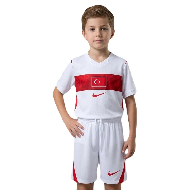 Kinder-Set Türkei Heimtrikot 2026/27 Trikot und Shorts