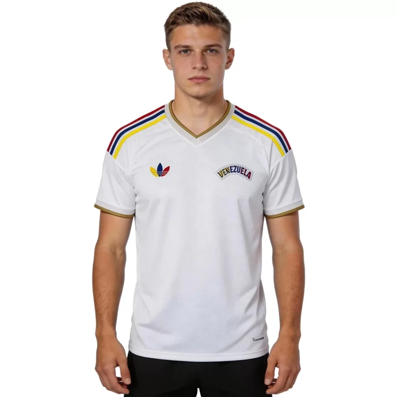 Venezuela Auswärtstrikot 26/27 Herren Fan-Version Weiß