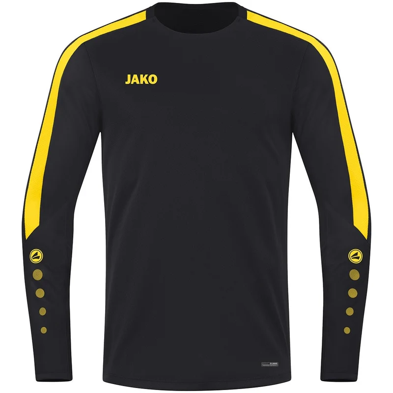 JAKO Sweat Power - schwarz/citro