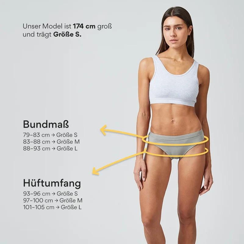 Brazilian Slips mit Gummibund | Schwarz