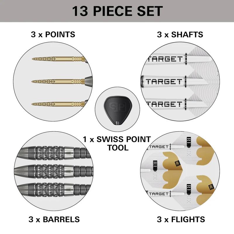 Redux 02 90% Tungsten - Swiss Point Steel Tip Darts