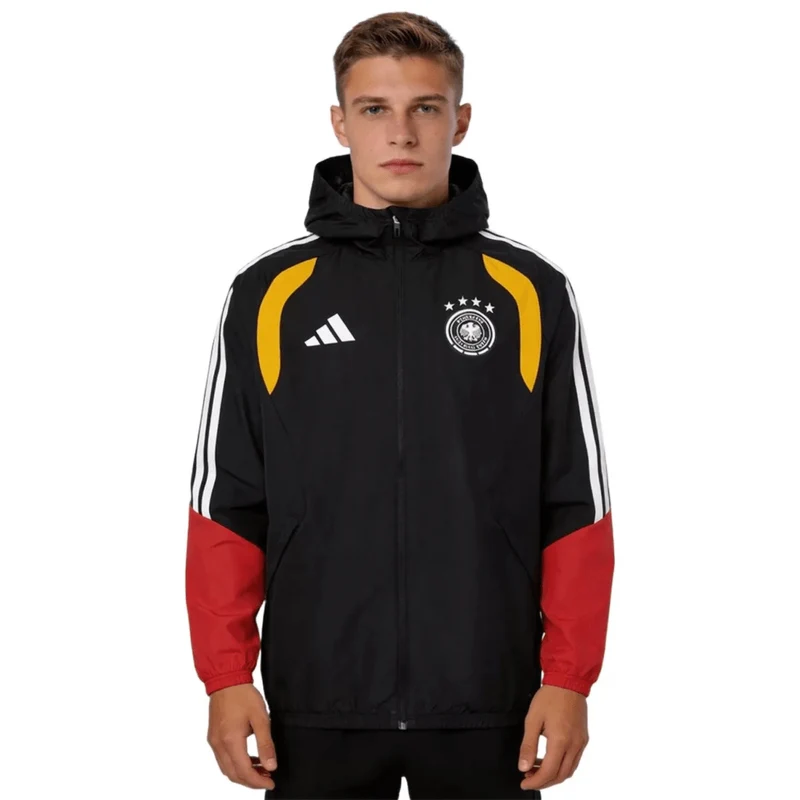 Deutschland Windjacke 26/27 Herren Schwarz