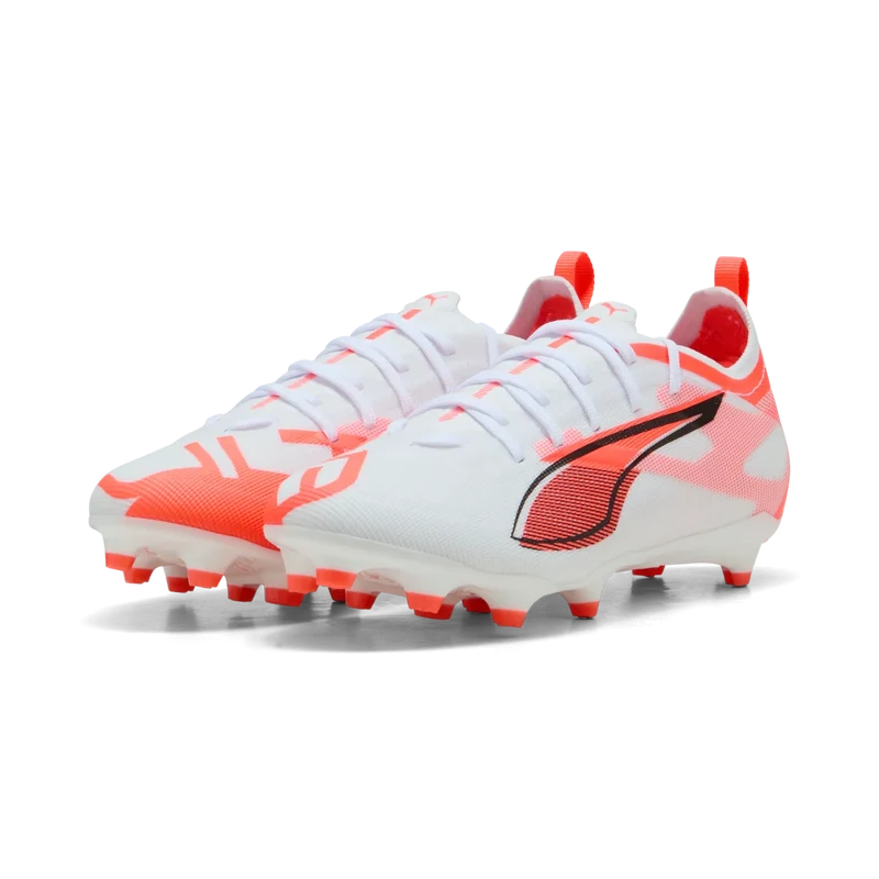 Puma ULTRA 5 PRO FG/AG Jr - weiß/rot