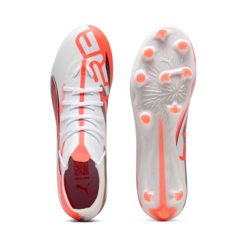 Puma ULTRA 5 MATCH+ FG/AG – weiß/rot
